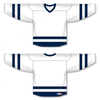 Athletic Knit H6500-217 House League Hockey Jersey - White / Navy