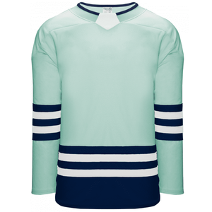 Athletic Knit H8000-421 Pro League Hockey Jersey - Ice Blue / Navy / White