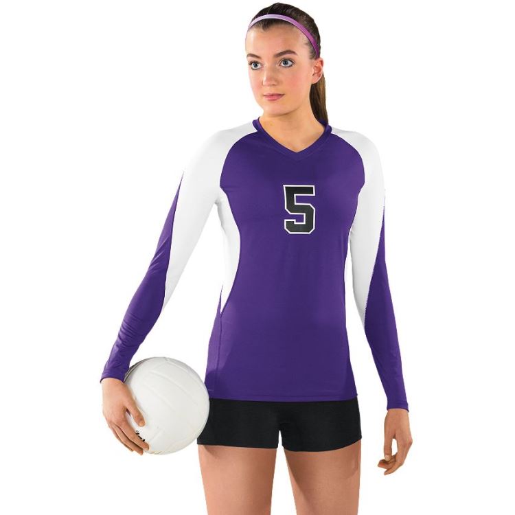 High 5 Court Long Sleeve Volleyball Jersey 342182 342183