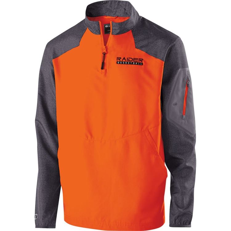 thumbnail image 2 of Holloway Men's Raider Quarter Zip Pullover - Lightweight Athletic Jacket With Media Port 2 of 12