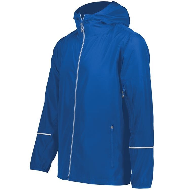 Holloway Men's Charger Jacket - Micro-Cord Woven Polyester, Wind & Water Resistant, Fleece Lined