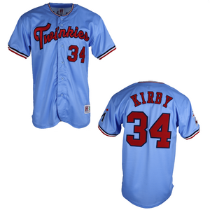 Homegrown 512C Custom Rib Knit Trim Button Up Baseball Jerseys +Twill