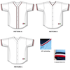 Homegrown 512C Custom Rib Knit Trim Button Up Baseball Jerseys +Twill