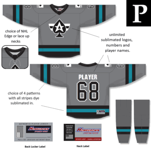 Homegrown Practice Sublimated Hockey Uniform Set