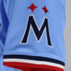 SAMPLE - Homegrown Rib Knit Trim Full Button Tackle Twill Baseball Jersey (SAMP512C)