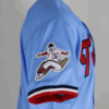 SAMPLE - Homegrown Rib Knit Trim Full Button Tackle Twill Baseball Jersey (SAMP512C)