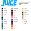 Juice FJF10/F11 Collegiate Sublimated Football Jerseys (Waist Length)