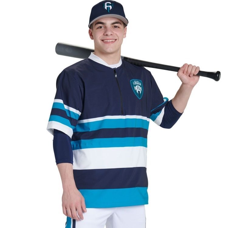 Sublimated Baseball Batting Jacket Juice JBSJ300 Custom Pockets