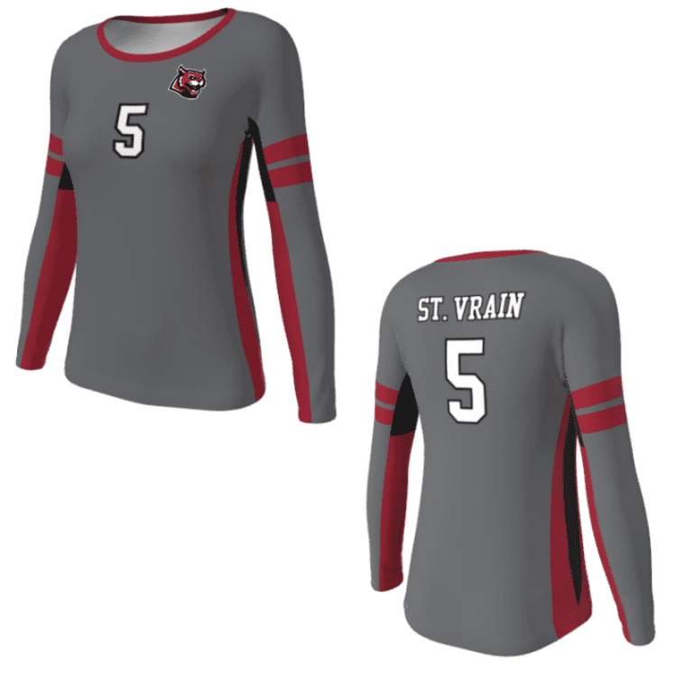 Sublimated Volleyball Jerseys Long Sleeve Juice JVJ1
