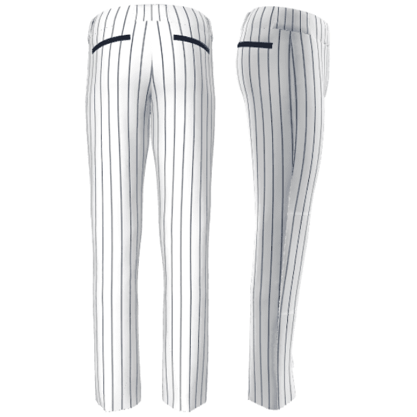 Juice Sublimated Baseball Pants Tall Pinstripe Long Adjustable Inseam