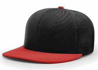 black / red