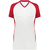 white / red