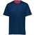 navy / red