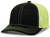 black - neon yellow
