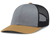 heather grey - light charcoal / amber