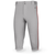 grey / red piping