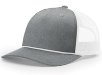 heather grey / white