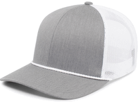 heather grey / white