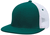 dark green / white