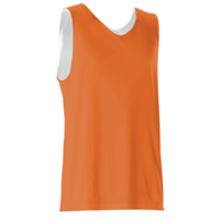burnt orange / white