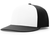 white panel / black