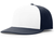 white panel / navy