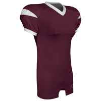 maroon / white