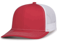 red / white
