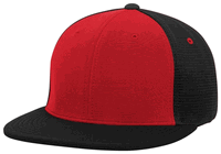 red panel / black