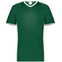 dark green / white