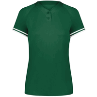 dark green / white