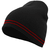 black / red