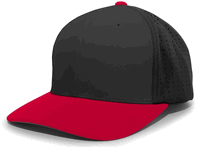 black / red
