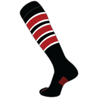 black / red / white