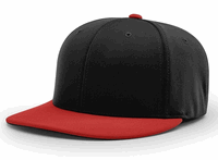 black / red