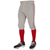 grey / scarlet
