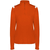 burnt orange / white