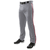 grey / scarlet
