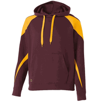 maroon / gold