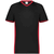 black / red