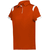 burnt orange / white