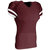maroon / white