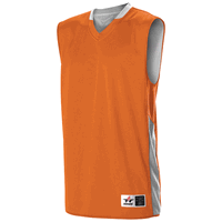 burnt orange / white