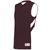 maroon / white