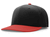 black / red