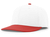 white / red
