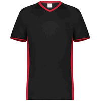 black / red