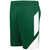 dark green / white