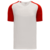 white / red