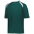 dark green / white